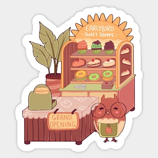 Earlybird Sweet Shoppe Sticker